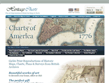 Tablet Screenshot of heritagecharts.com